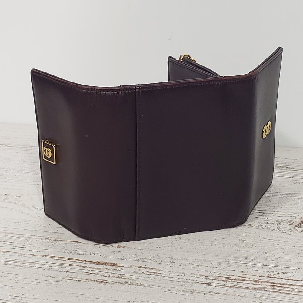 Vintage Oxblood Leather Aigner Keychain Wallet - Picture 2 of 6